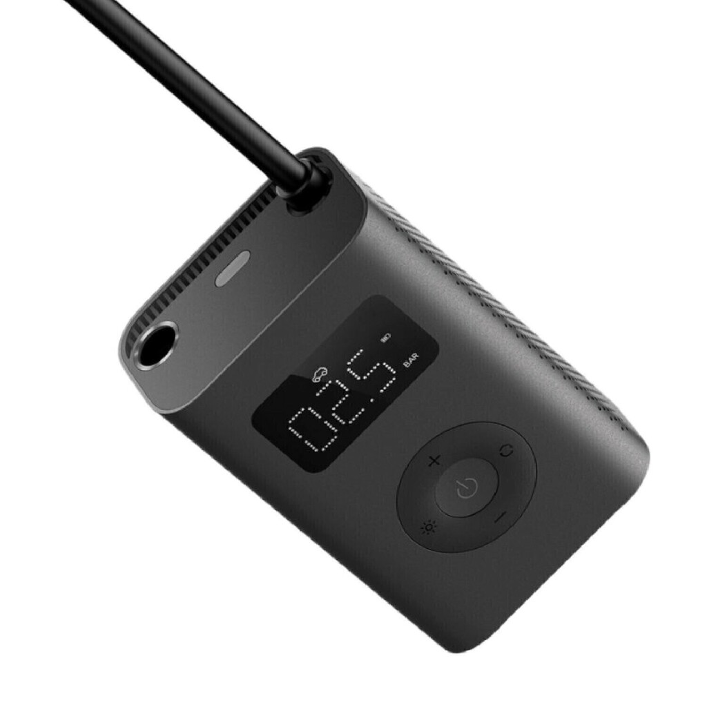 COMPRESOR DE AIRE PORTATIL XIAOMI MI 2 MJCQB06QW INFLADOR | 150 PSI | CON PICO PELOTA / BICI / AUTO · Imagen 2