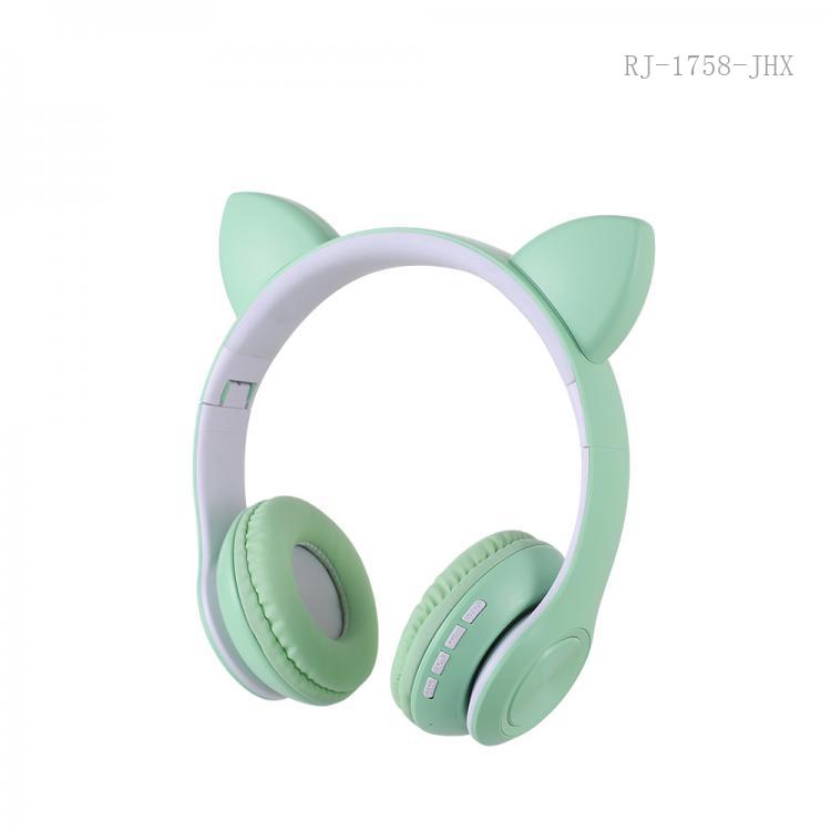 AURICULAR BLUETOOTH MIXOR P68M CAT EAR CELESTE · Imagen 2