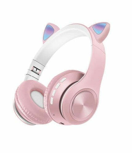 AURICULAR BLUETOOTH MIXOR P68M CAT EAR ROSA