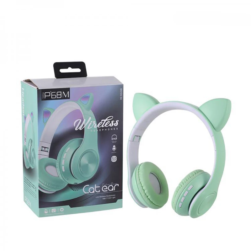 AURICULAR BLUETOOTH MIXOR P68M CAT EAR VERDE