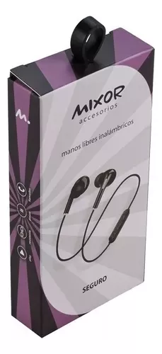 AURICULAR MANOS LIBRE MIXOR SEGURO NEGRO MOD97